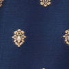 Dark Blue Art Silk Kurta Pajama with Self-Texture